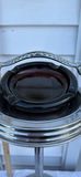 Pedestal Standing Ashtray with Glass Insert - thumbnail 3 of 5