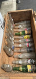Vintage Wooden Crate with Assorted Glass Soda Bottles - thumbnail 1 of 14