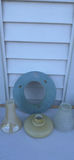 Vintage Assorted Lamp Shades and Lighting Components - thumbnail 1 of 14