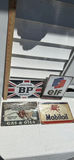 LOT (4) RETRO Style Automotive Oil and Garage Metal Sign Plates - thumbnail 1 of 3