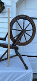 Vintage Wooden Spinning Wheel - thumbnail 4 of 15