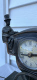 Vintage United Metal Goods Horse-Drawn Carriage Mantel Clock - thumbnail 4 of 15