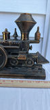 Vintage United Metal Goods Steam Locomotive-Style Mantel Clock, Model 703 - thumbnail 8 of 13