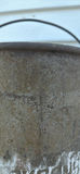 Vintage Tall Metal Bucket with Metal Handle - thumbnail 2 of 7