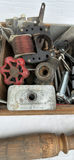 Vintage Wooden Box with Assorted Vintage Hardware and Tool Parts - thumbnail 5 of 8