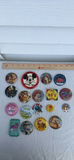 Assorted Pop Culture Pinback Buttons - thumbnail 1 of 5