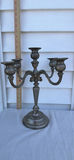 Vintage Five-Arm Metal Candelabra - thumbnail 2 of 7