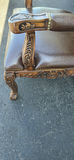 Vintage Upholstered Wooden Armchair - thumbnail 11 of 16