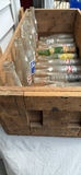 Vintage Wooden Crate with Assorted Glass Soda Bottles - thumbnail 2 of 14