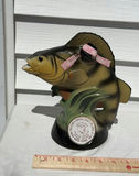 Vintage 1980 Beam Kentucky Straight Burbon Whiskey Perch Fish-Shaped Decanter - thumbnail 2 of 8
