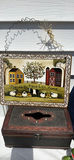 Decorative Farmhouse Sign, Wooden Tissue Box Holder, Neck Pillows, Frog Figurine, and Ruler - thumbnail 1 of 10