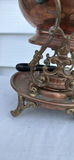 Antique Copper Teapot On Stand With Burner 1892 Patent S&Co. - thumbnail 4 of 23