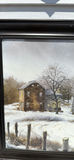 Framed Winter Farm Landscape Print - thumbnail 9 of 12