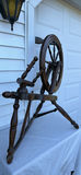 Vintage Wooden Spinning Wheel - thumbnail 3 of 15