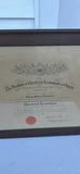 Framed Chartered Accountant Certificate from The Institute of Chartered Accountants of Ontario - thumbnail 2 of 5