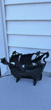 Vintage Cast Metal Ship Electric Lamp - thumbnail 8 of 9