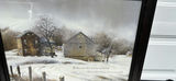 Framed Winter Farm Landscape Print - thumbnail 2 of 12