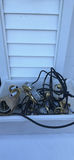 Group Of Four Brass Two-Arm Wall Sconces And Eight Sconce Shades - thumbnail 2 of 25