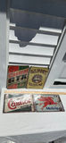 Lot Of (4) Retro Style - Metal Gasoline and Motor Oil Advertising Signs Set - thumbnail 1 of 3