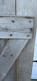 Antique Wooden Z Frame Barn-Style Door Panel - thumbnail 6 of 14