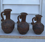 Three Handled Clay Jugs - thumbnail 2 of 7