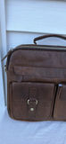 Brown Soft Leather Briefcase - thumbnail 2 of 16