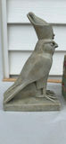 Egyptian-Style Falcon Statue, Carved Pillar Candle Holder, and Bombay Wax Seal Set - thumbnail 4 of 14