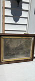 Antique Framed Historical Courtroom Engraving - thumbnail 1 of 8