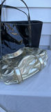 Lancôme Black Tote Bag and Metallic Gold Handbag - thumbnail 5 of 8