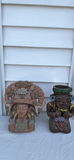 Two Decorative Mexican Ceramic Figurine Sculptures - thumbnail 3 of 9