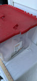 Plastic Storage Tote with Vintage Medical Tins and Rubber Ice Cap - thumbnail 6 of 17