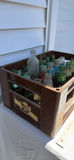 Vintage Canada Dry Beverage Crate with OLD Glass Soda Bottles - thumbnail 2 of 22
