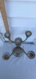 Vintage Five-Arm Metal Candelabra - thumbnail 3 of 7