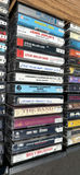 Wooden Cassette Tape Storage Cabinet with Assorted Cassette Tapes - thumbnail 1 of 8