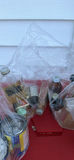 Plastic Storage Tote with Vintage Medical Tins and Rubber Ice Cap - thumbnail 15 of 17