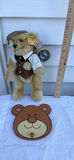 Teddy Bear Plush and Bear Face Wall Hook - thumbnail 2 of 4