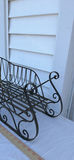 Two Metal Sleigh-Shaped Wire Baskets - thumbnail 5 of 8