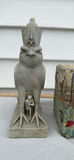 Egyptian-Style Falcon Statue, Carved Pillar Candle Holder, and Bombay Wax Seal Set - thumbnail 3 of 14