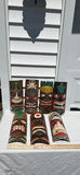 Set of Seven Hand-Carved Wooden Tiki Masks - thumbnail 3 of 6
