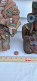 Two Decorative Mexican Ceramic Figurine Sculptures - thumbnail 8 of 9