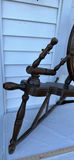 Vintage Wooden Spinning Wheel - thumbnail 7 of 15