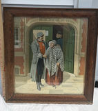 Vintage Framed Illustration Titled "Not Friendless Now" - thumbnail 1 of 5