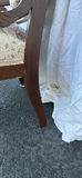 Vintage Carved Wooden Upholstered Armchair - thumbnail 13 of 15