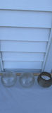 Three Vintage Glass Lamp Shades - thumbnail 2 of 7