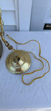 White House Style Brass and Glass Hanging Lantern Light Fixture - thumbnail 5 of 8