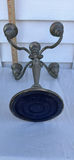 Vintage Five-Arm Metal Candelabra - thumbnail 6 of 7