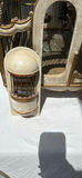 Ornate Vintage Wooden and Metal Birdcage with Decorative Birds - thumbnail 8 of 17