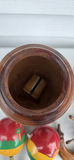 Hand-Painted Wooden Urn, Carved Anchor Wheel Decor, and Two Maracas - thumbnail 6 of 9