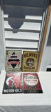 Four Vintage-Style Oil and Gas Advertising Metal Signs Incl. RED INDIAN - thumbnail 2 of 3
