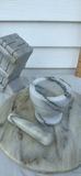 Marble Mortar and Pestle with Round Marble Slab and Knife Block - thumbnail 3 of 10
